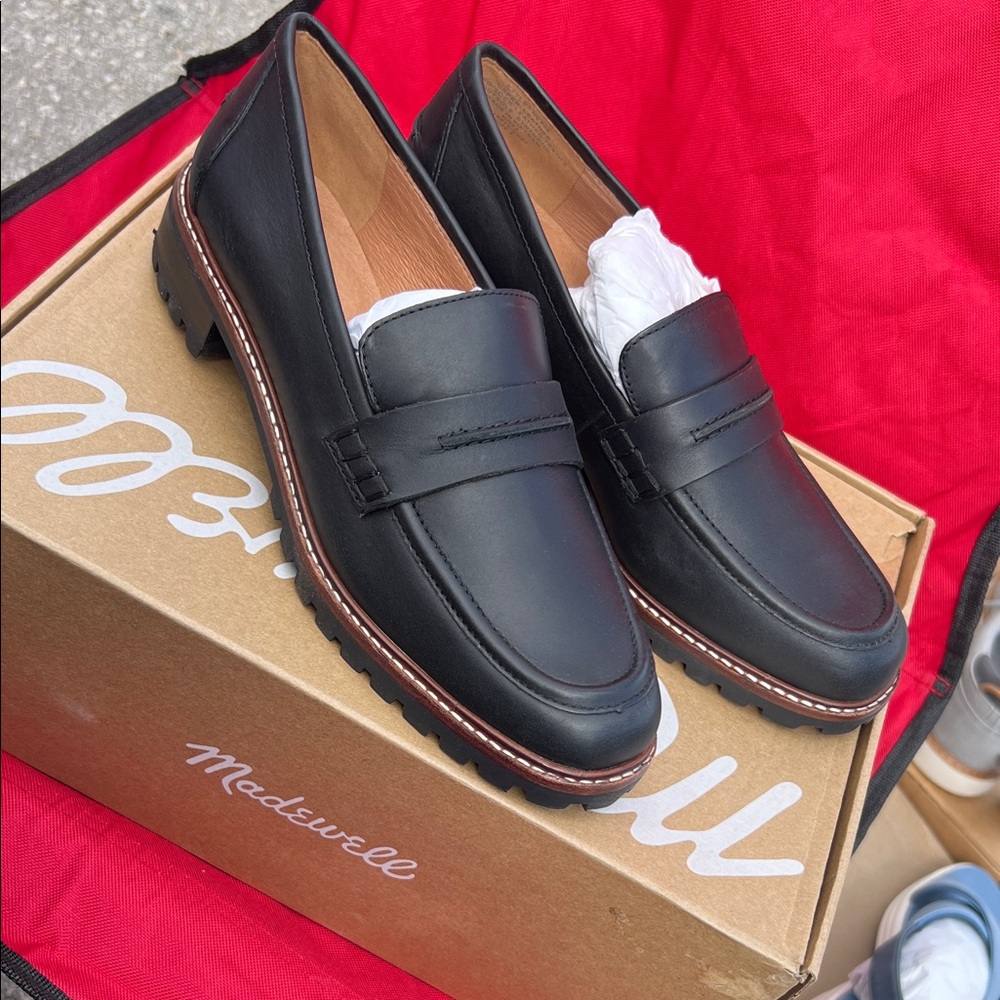 Madewell Men's Black Slip-On Loafers